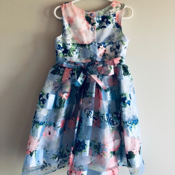 Jona Michelle Beautiful Floral Striped Dress - Picture 5 of 6